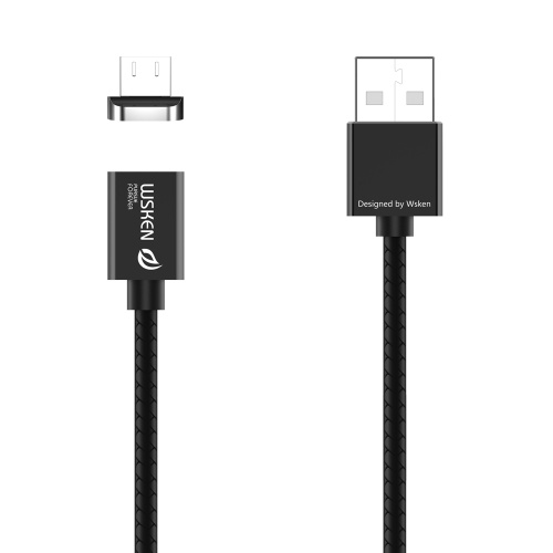 Cable magnético de metal WSKEN X1 Micro USB de 5 pines