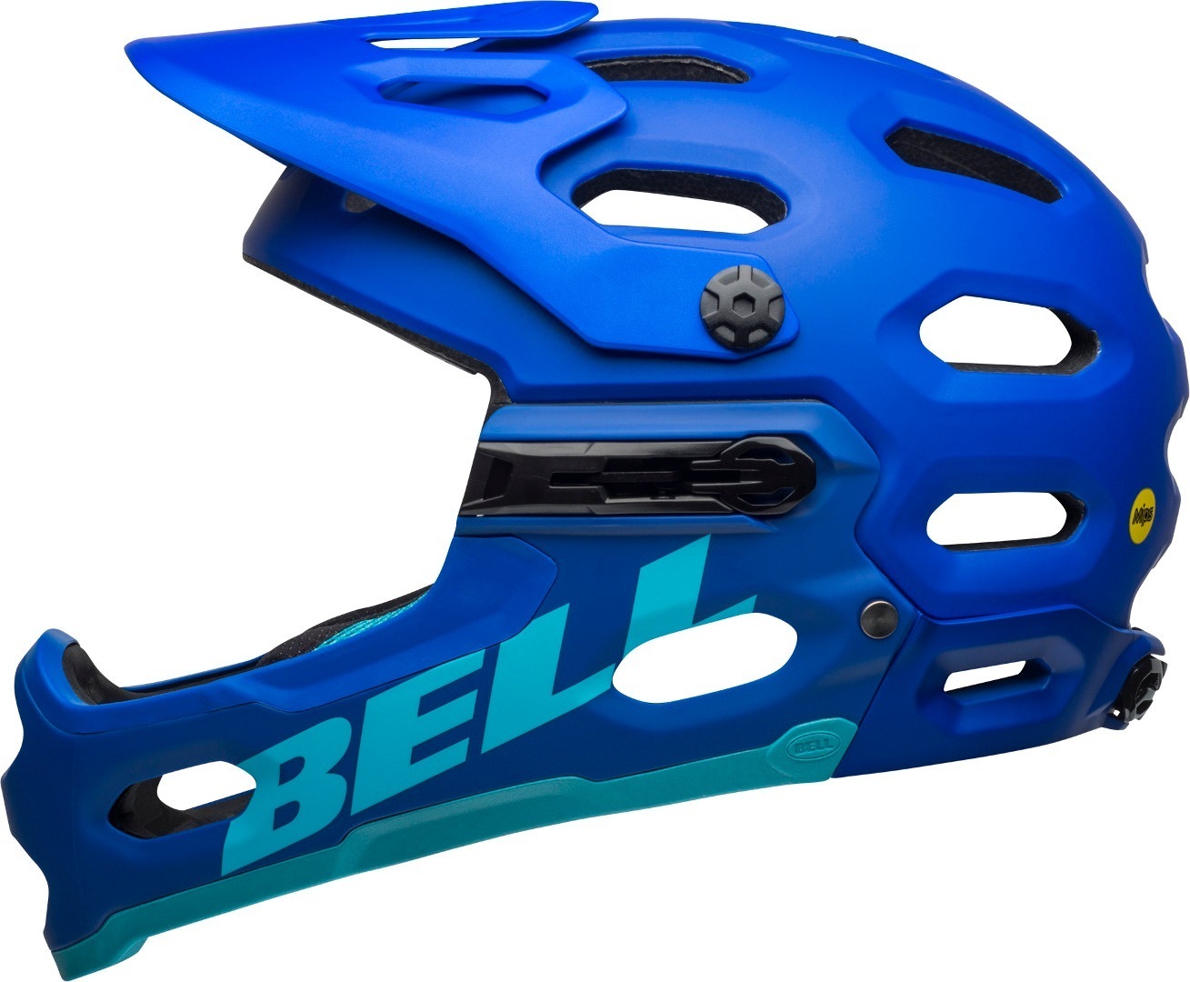 Bell Super 3R Mips Downhill Helm Blau S