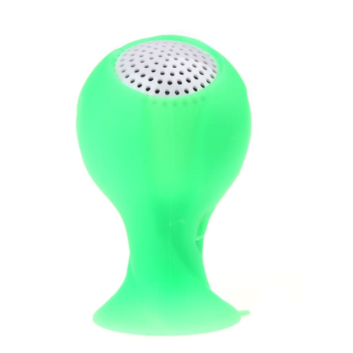 Brazil 2014 World Cup Football Speaker Portable with Silicone Sucker Holder Green