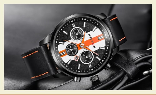 RISTOS 2017 Moda Deportes Quartz Hombres Reloj Car Racing Estilo Impermeable Hombre Casual Reloj Cool Chronograph Reloj Masculino Relogio + Caja