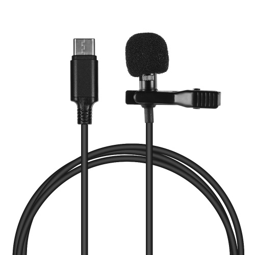 Mini Lapel Lavalier Clip-on Condenser Microphone