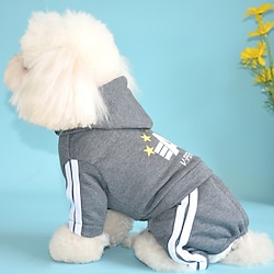 Autumn And Winter Pet Four-legged Sweater Hooded Terry Sports Small Dog Dog Clothes Teddy Casual Four-legged Clothing Lightinthebox