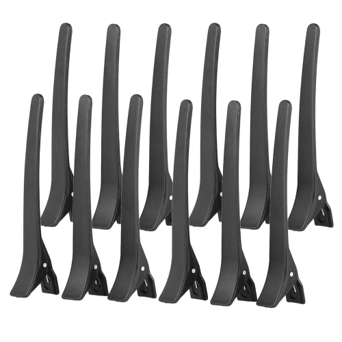 12Pcs Alligator Clip Salon Sectioning Grip Clip Crocodile Hair Clamp Hairdressing Styling Hairpin
