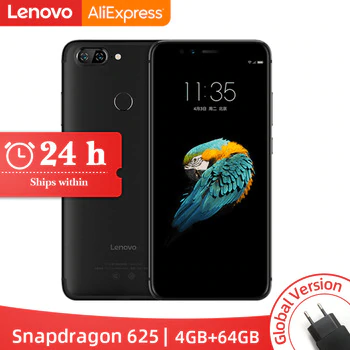 Global Version Lenovo S5 K520 4GB RAM 64GB ROM Smartphone Snapdragon 625 Octa core Dual Rear 13MP Front 16MP Face ID Cellphone