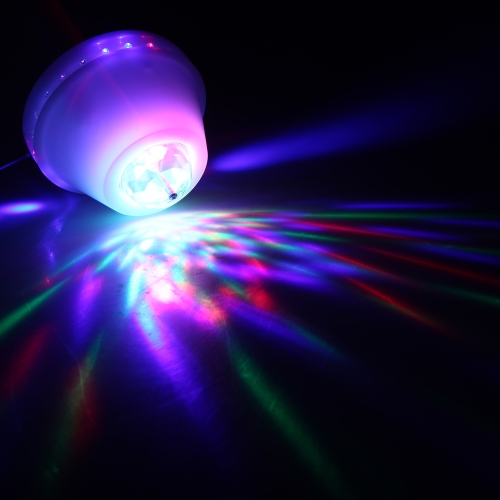 Lixada LED Luces de Escena Lámpara a Todo Color Cristal 24 RGB para KTV DJ Fiesta Discoteca Bares 8W 85-260V