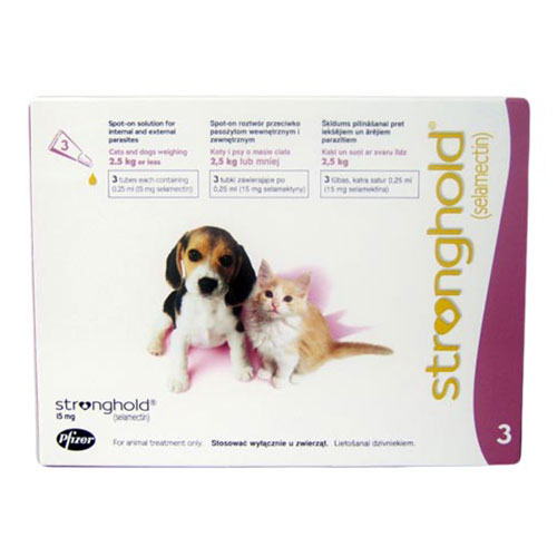 Stronghold Kittens & Puppy Upto 2.6 Kg 15 Mg (Rose) 6 Pipette