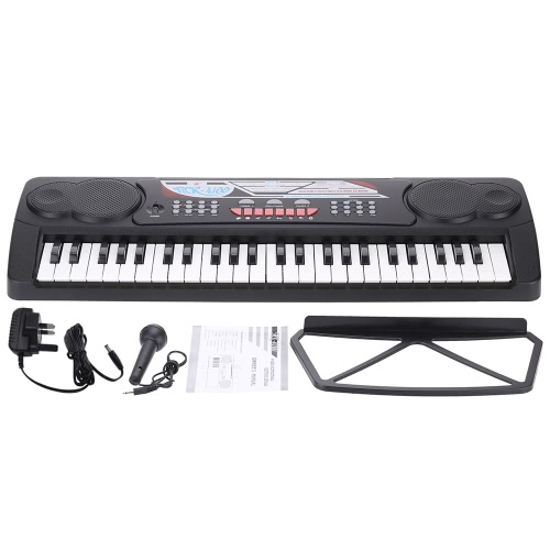49 Keys Multi-Function Toy-Type Electronic Keyboard Electronic Piano Organ with Music Stand & Microphone