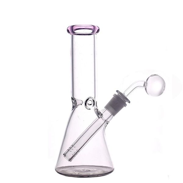 Heavy Glass hookahs Beaker Bongs thick elephant Joint water pipe with ice catcher classical smoking water pipes with glass oil burner pipe