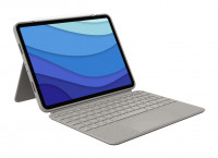 Logitech Combo Touch - Tastatur und Foliohülle - mit Trackpad - hintergrundbeleuchtet - Apple Smart