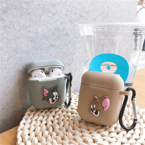 New fashion Airpods case cartoon cute Airpods pro wireless Bluetooth 1/2/3 generation case anti-fall silicone suitable for soft shell-2