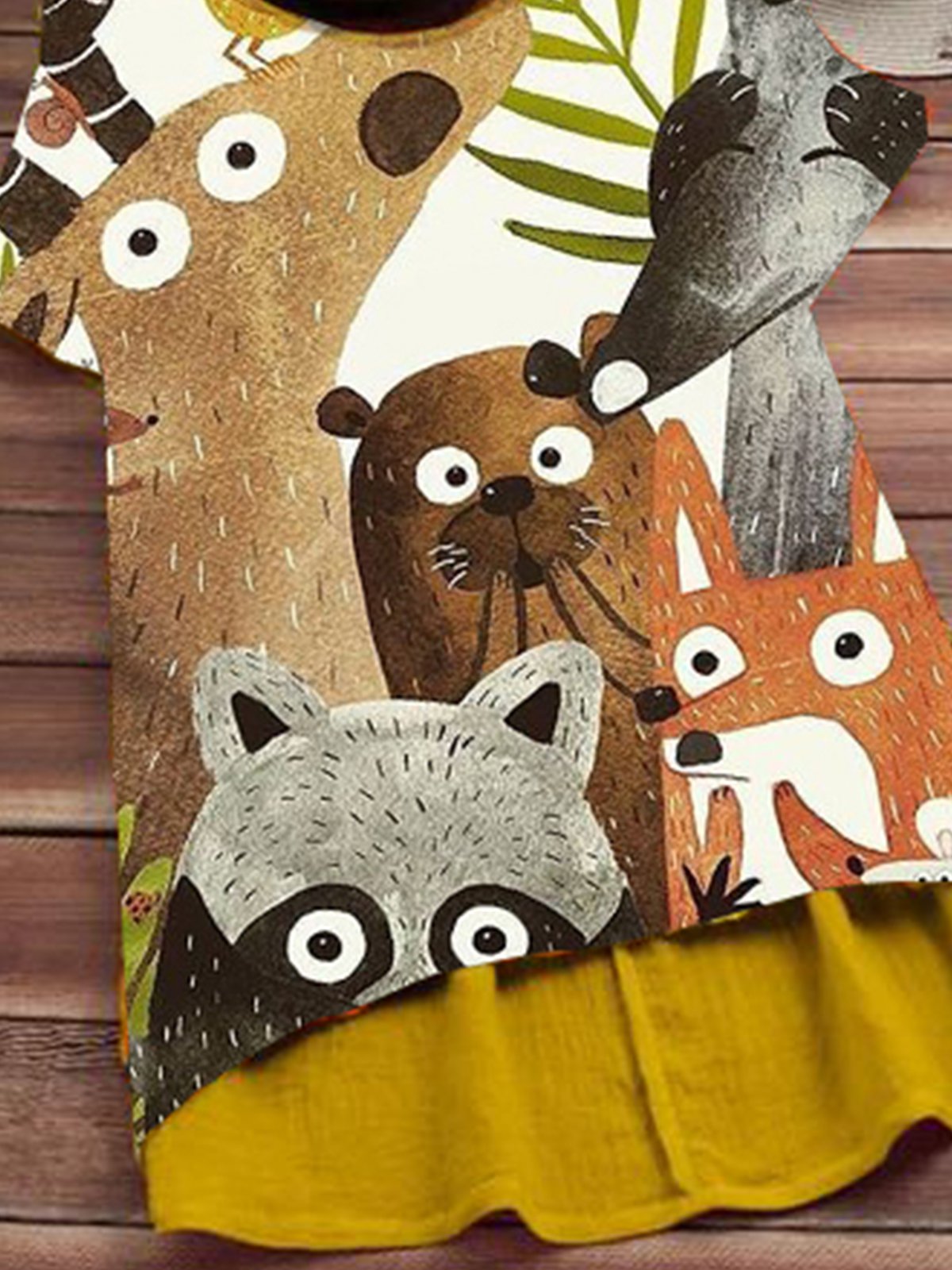 Yellow Vintage Cotton T-Shirts - Noracora