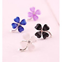 Fashion Exquisite Earring Four Leaf Clover Earrings a Pair