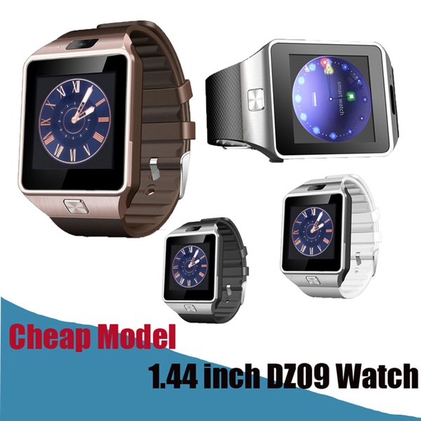 Touch Screen Smart Watch DZ09 with Camera SIM Card Smartwatch for IOS Android Phone Support Multi Language 1.44 inch Model