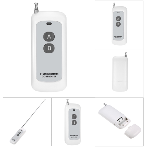Smart Home 433Mhz RF DC 12V 2CH Learning Code Wireless Remote Control Switch