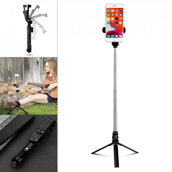 New Tripod Selfie Stick XT10 Horizontal Shoot and Vertical Shoot Scalable Smartphone Android IOS Fit for Live