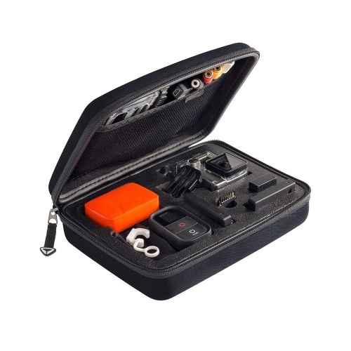 Portable Optional Size Anti-shock Storage bag for Sports Cam Gopro Accessory Black Camera Case