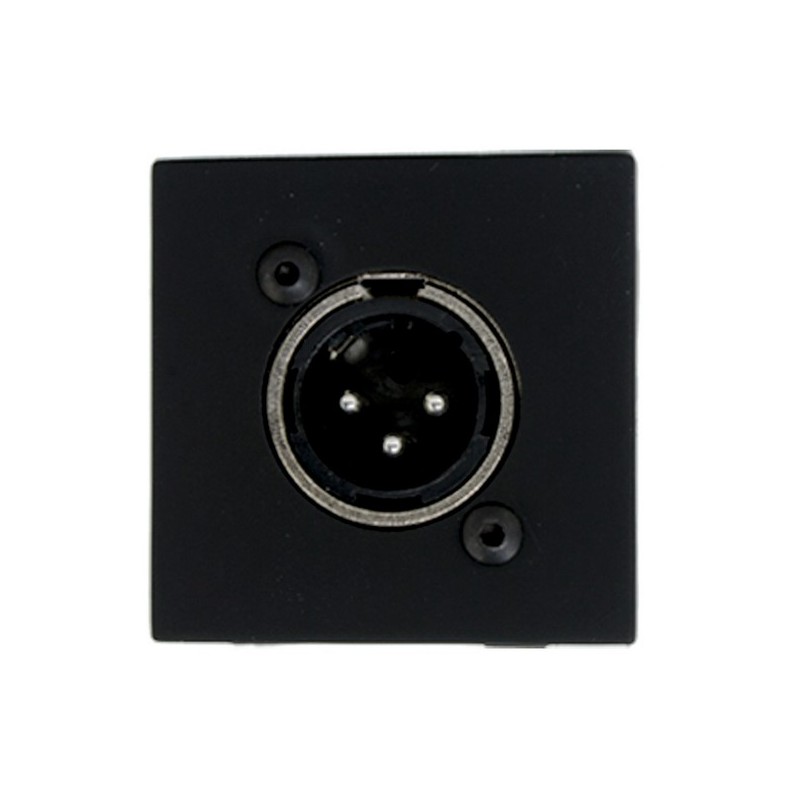 Audac CP 43 XLMB - Anschlussplatte mit XLR male Buchse schwarz