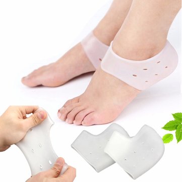 1 Pair Soft Silicone Heel Socks Moisturizing Feet Skin Care Anti Crack Control Foot Protector