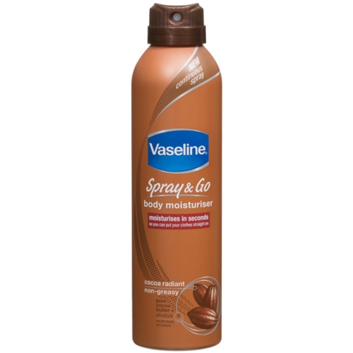 Vaseline Spray & Go Cocoa Radiant Body Moisturiser 190ml