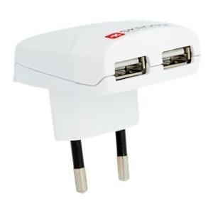SKROSS - Netzteil - 2400 mA - 2 Ausgabeanschlussstellen (USB (nur Strom)) - Europa (1.302420)
