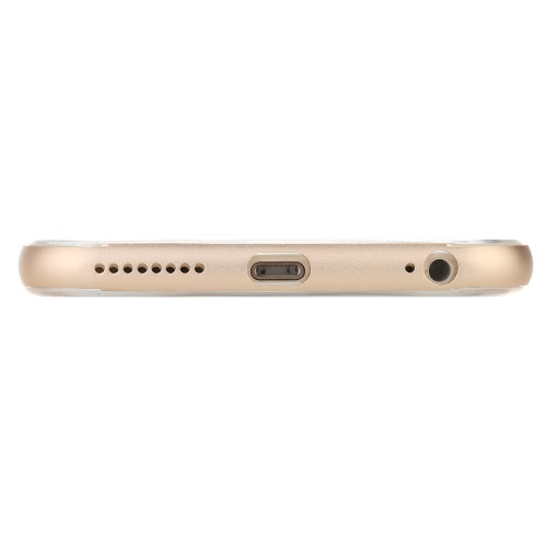 KKmoon Marco de metal + carcasa TPU Teléfono cubierta protectora para el iPhone 6 Plus 6S Plus Ecológico Material de estilo portátil ultrafino Anti-arañazos Anti-polvo durable