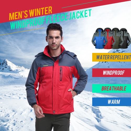 FH-1588 Men's Windproof Fleece Winter Outdoor Sport Jacket