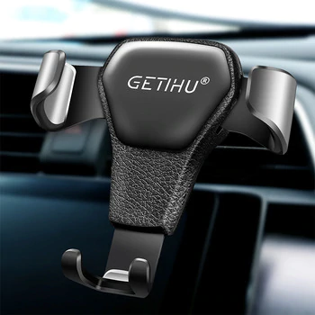 GETIHU Gravity Car Holder For Phone in Car Air Vent Clip Mount No Magnetic Mobile Phone Holder Cell Stand Support For iPhone X 7