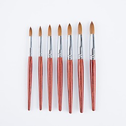 Mahogany Pole Mink Hair Nail Pen Carved Nail Pen Petal Color Drawing Pen Drawing Pen Set Lightinthebox