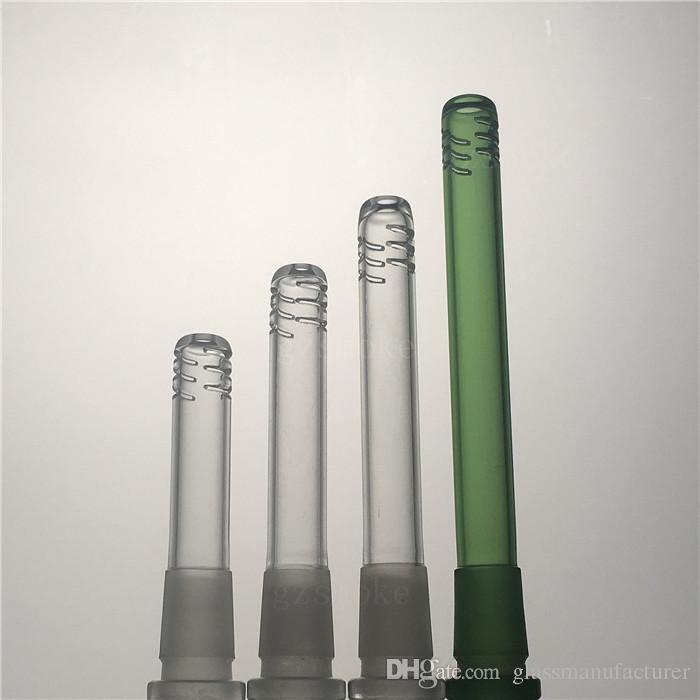 Glass Bongs Downstem Water Pipes Bong Down Stem for Beaker glass pipe two function glass smoking accessories Hookahs