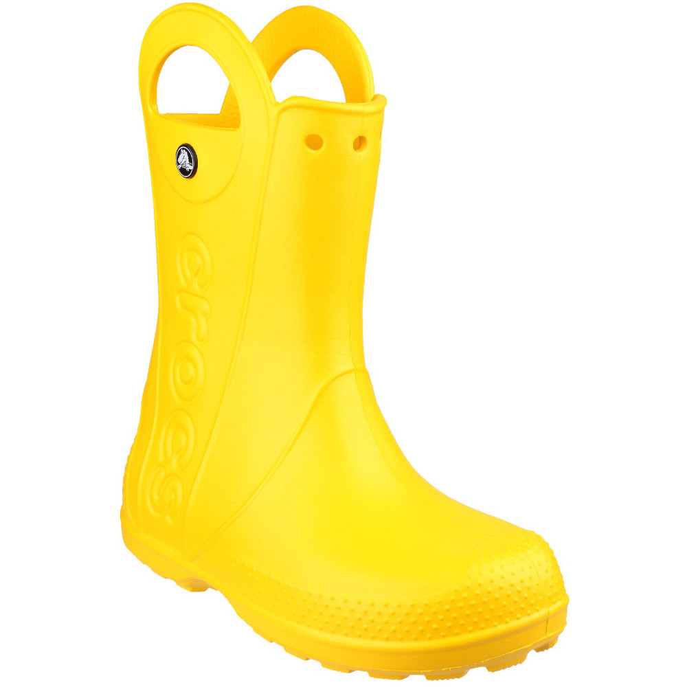 Crocs Girls/Boys Handle It Moulded Croslite Wellington Rain Boots UK Size 11 (EU 28-29  US C11)