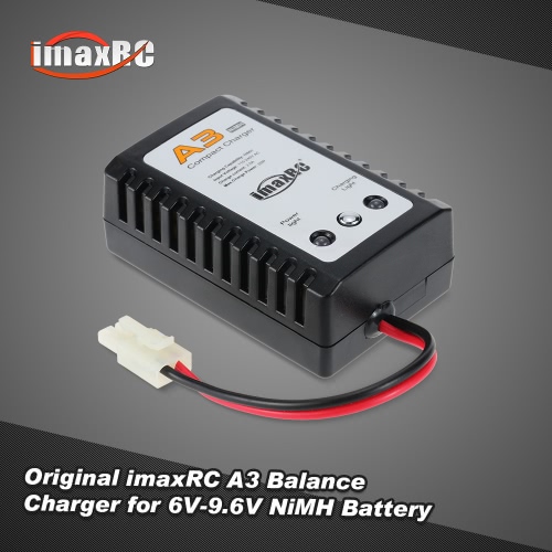 Original ImaxRC A3 Compact Charger with Tamiya Plug for RC Car Boat NiMH Battery