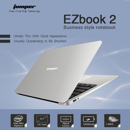 Original jumper EZbook 2  Laptop 14.1 inches 4GB RAM 64GB ROM Notebook Computer