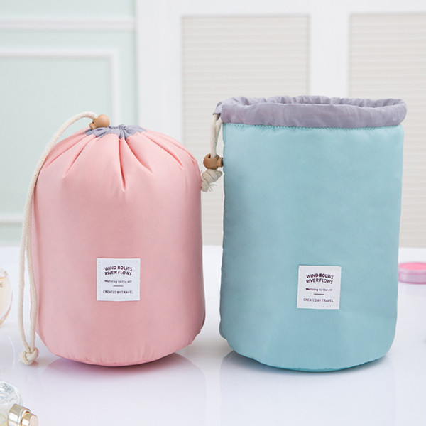 women's waterproof storage bags toiletry cosmetic storage bag nylon drawstring makeup cases casual travel camping accessories