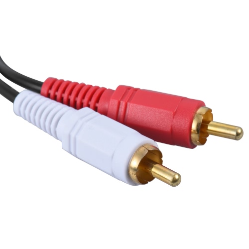 1,5 m / 5 pies Cable de Audio Estéreo Cable Dual XLR Macho a RCA Dual enchufe Masculino para la Consola de Mezclas Micrófono Amplificador