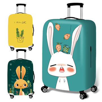 Honana Cute Cartoon Rabbit Elastic Luggage Cover