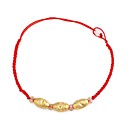 6mm Consecration Red Chain Buddha Beads Anklet (1Pc)