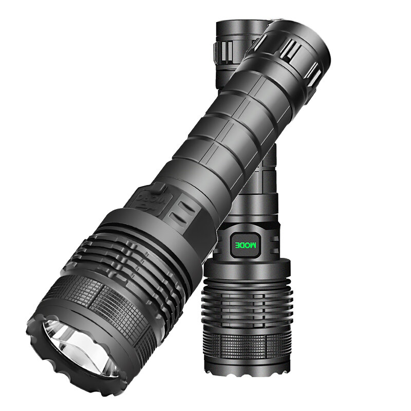 XANES® 1479A XM-L2 500LM Tactical Flashlight Outside Lights 3 Modes Zoomable Water Resistant USB Rechargeable for Campin
