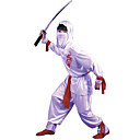 Disfraz Ninja Blanco fresco Niños Carnaval con Red vendaje (para Altura 125-150cm)