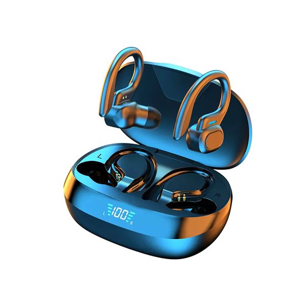 Wholesale SP16 TWS True Wireless Headphones Bluetooth Earphones With Microphones Sport EarHook HiFi Stereo Earbuds Waterproof Headsets