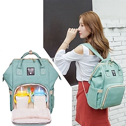 Mummy bag Multi-functional large-capacity mother bag Fashion mother and baby bag Bottle backpack Diaper backpack miniinthebox