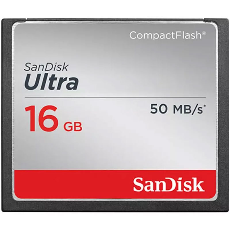 SanDisk 16GB 333X Ultra Compact Flash - 50MB/s