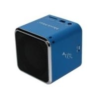 Technaxx Mini MusicMan Soundstation Blau - Portabler Mini-Lautsprecher / Soundstation mit eingebautem MP3-Player - Blau (3530)