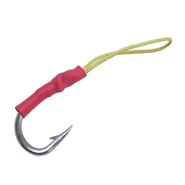 Fishing Sharp Jig Jigging Assist Hooks Stainless Steel Assist Fishing Hooks Fishhooks with PE Line