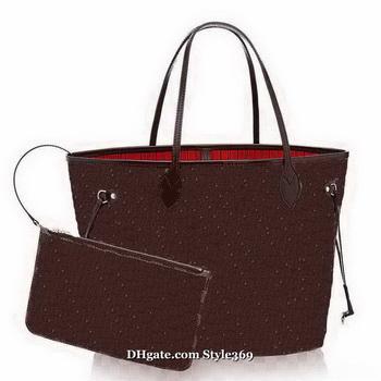 Women Shoulder Bag Large Tote Shopping Handbag Tote Satchel Retro Purse Cosmetic Bags 5 Colors 2pcs Sets