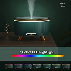 500ml Ultrasonic Air Humidifier Aromatherapy Diffusers Electric Essential Oil Aroma Diffuser Mist Sprayer with LED Night Lamp Lightinthebox
