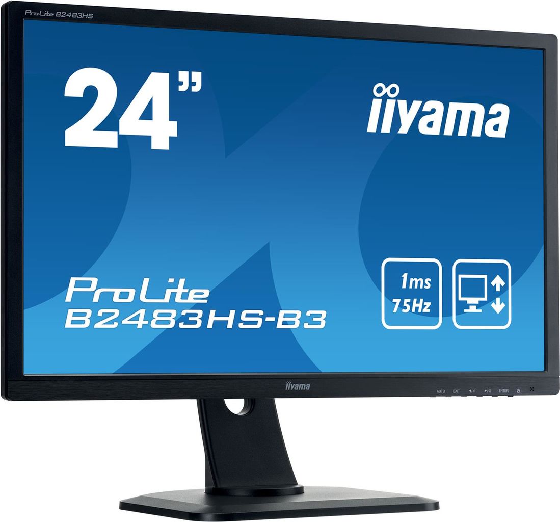 Iiyama ProLite B2483HS-B3 - LED-Monitor - 61cm (24