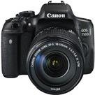 Canon EOS 750D - Digitalkamera - SLR - 24.2 MPix - APS-C - 1080p - 7.5x optischer Zoom EF-S 18-135mm IS STM-Objektiv - Wi-Fi, NFC
