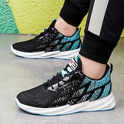 Men's Sneakers Comfort Shoes Casual Daily Tissage Volant Breathable White / Green Black White Summer Spring Lightinthebox