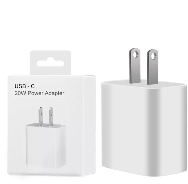 18W 20W Fast Wall Charger USB-C Power Adapter PD Cable For iPhone 12 11 XR 8 Pro Max