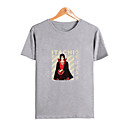 Inspired by Naruto Cosplay Akatsuki Uchiha Itachi T-shirt Polyester / Cotton Blend Print Printing T-shirt For Men's / Women's